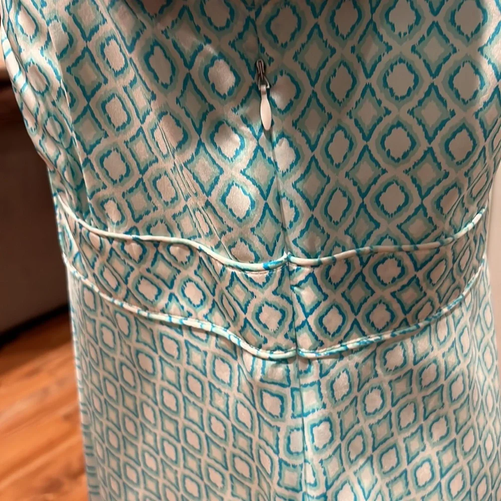 NWT BANANA REPUBLIC Geometric Silk Blouse - Picture 8 of 8